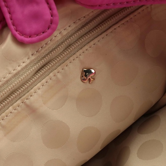 Kate Spade Nylon shoulder bag in bright pink. EUC - Picture 5 of 16